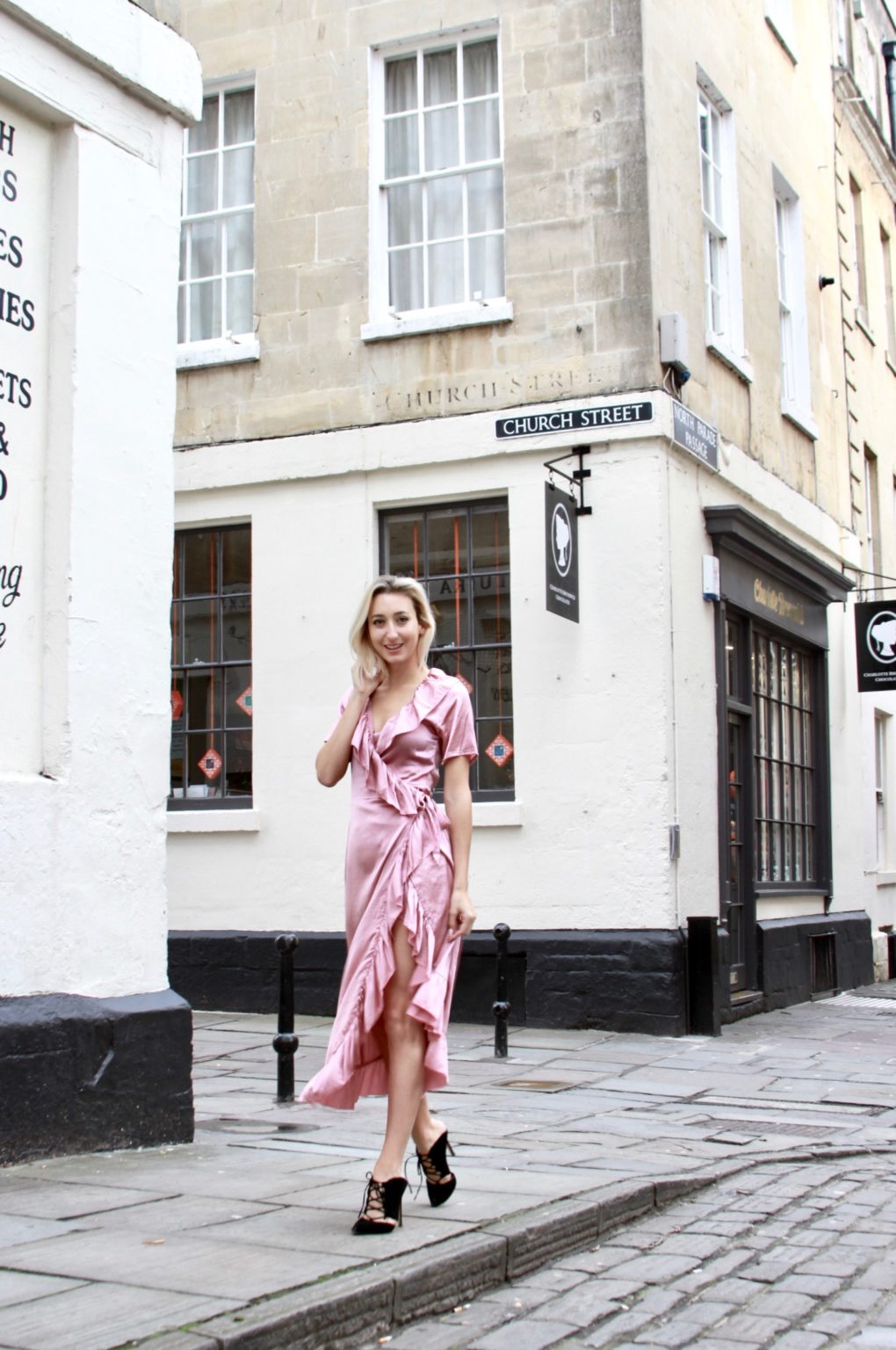 Weekend Getaway to Bath & This Silk Wrap Dress