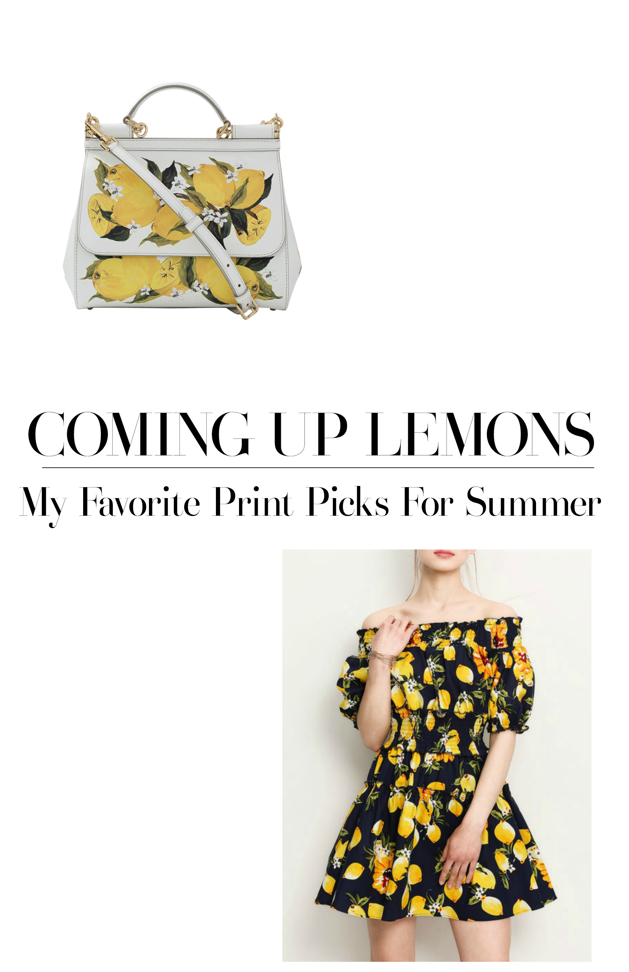 When Life Gives You Lemons: My Favorite Print Picks For Summer