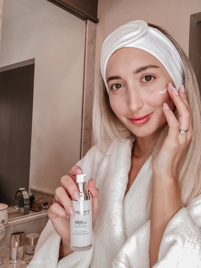 My Anti-Aging Skincare Routine with PEP40 from Skinn