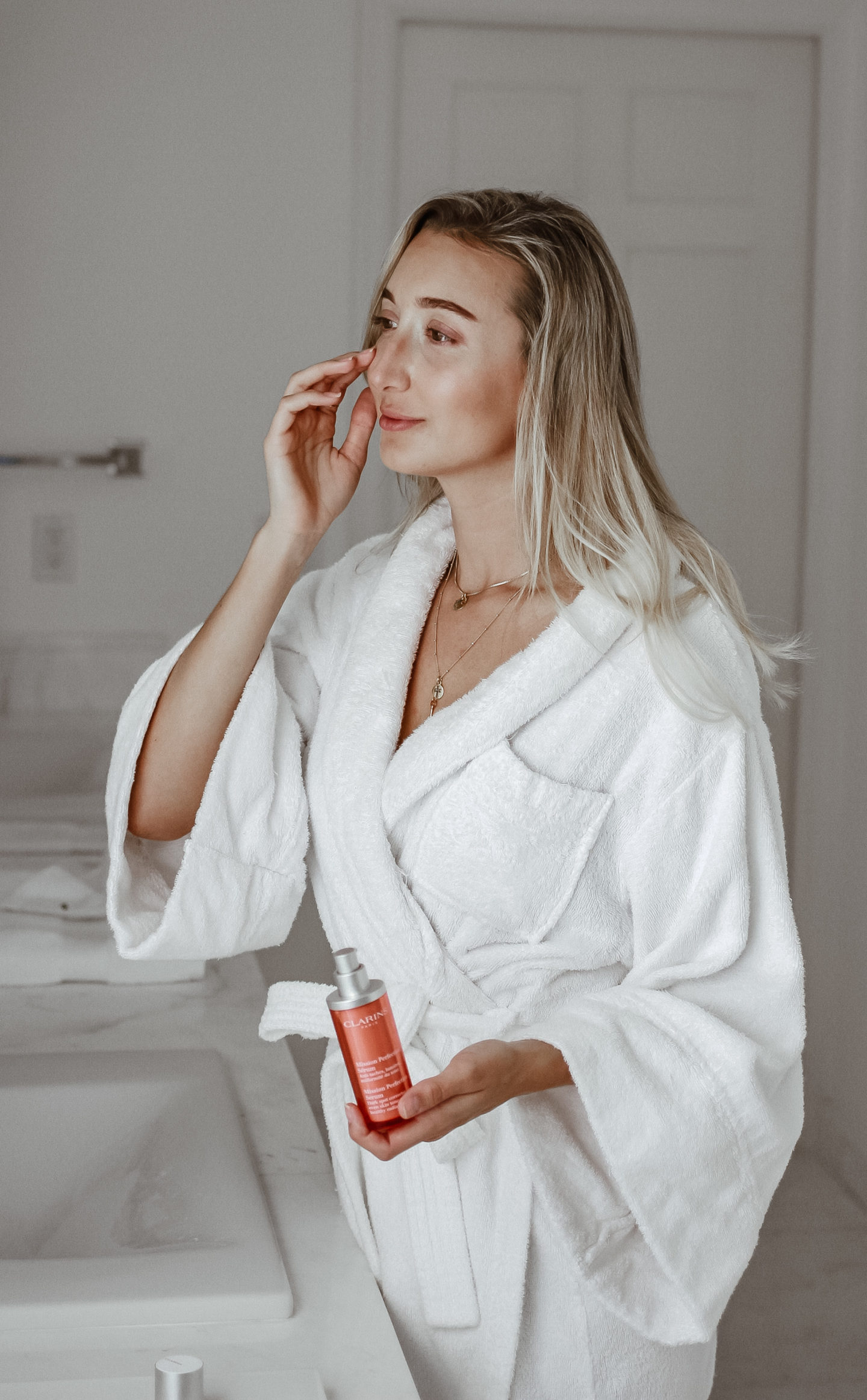 Clarins Mission Perfection Serum; Solution for Sun Spots and Redness