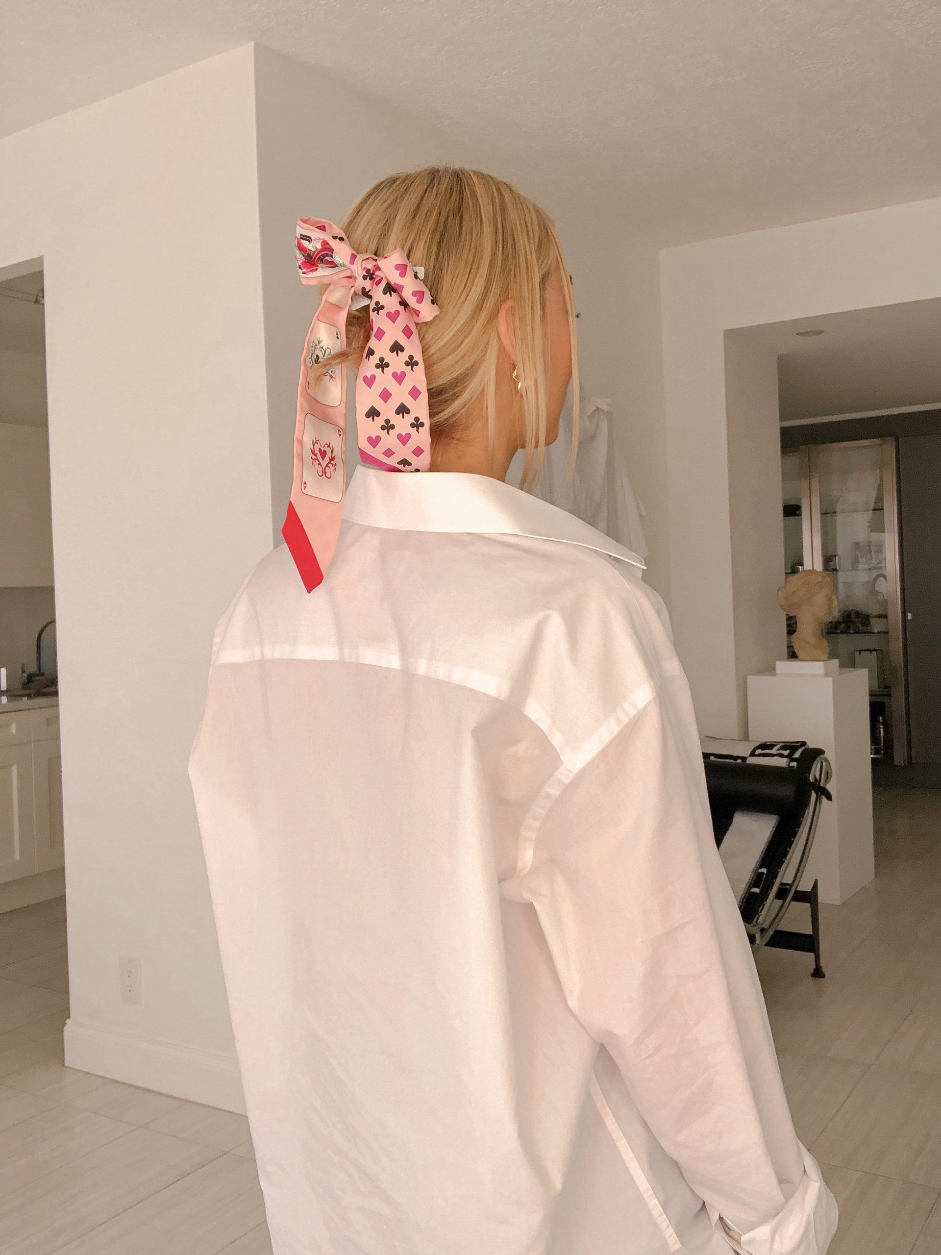 hermes twilly scarf in hair