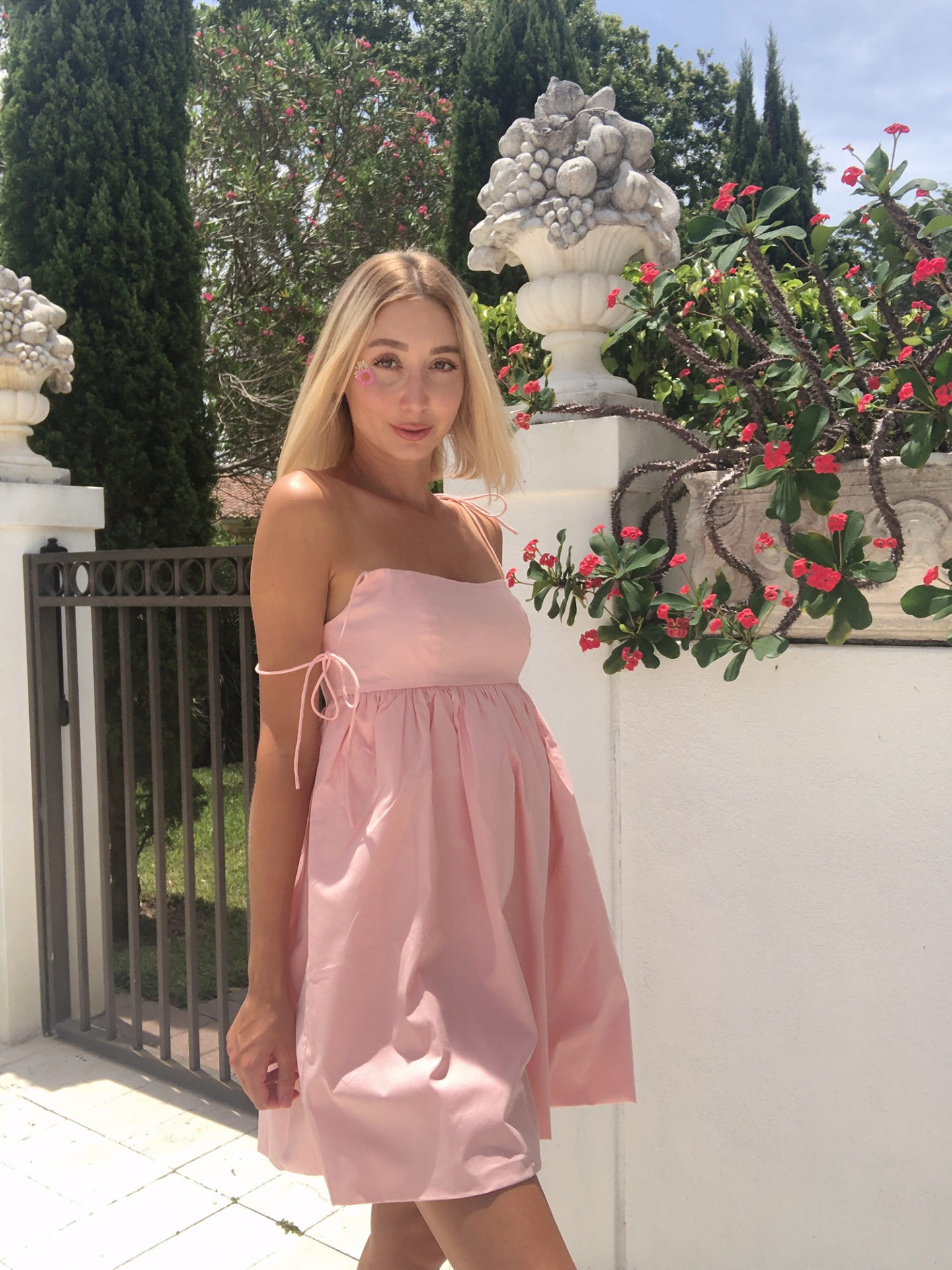 Pink Babydoll Dress - Chiara